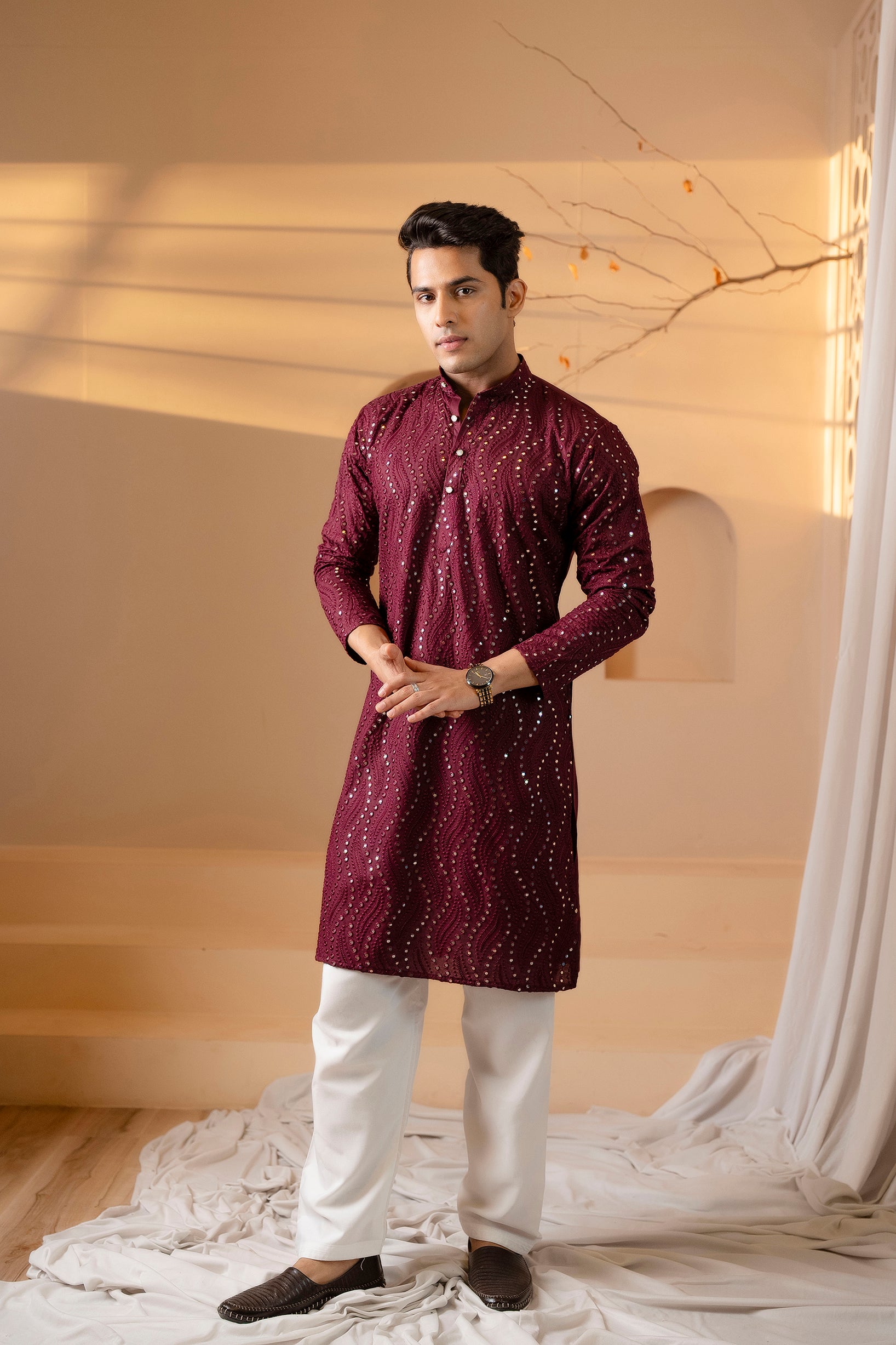 Sangria on sale pink kurta