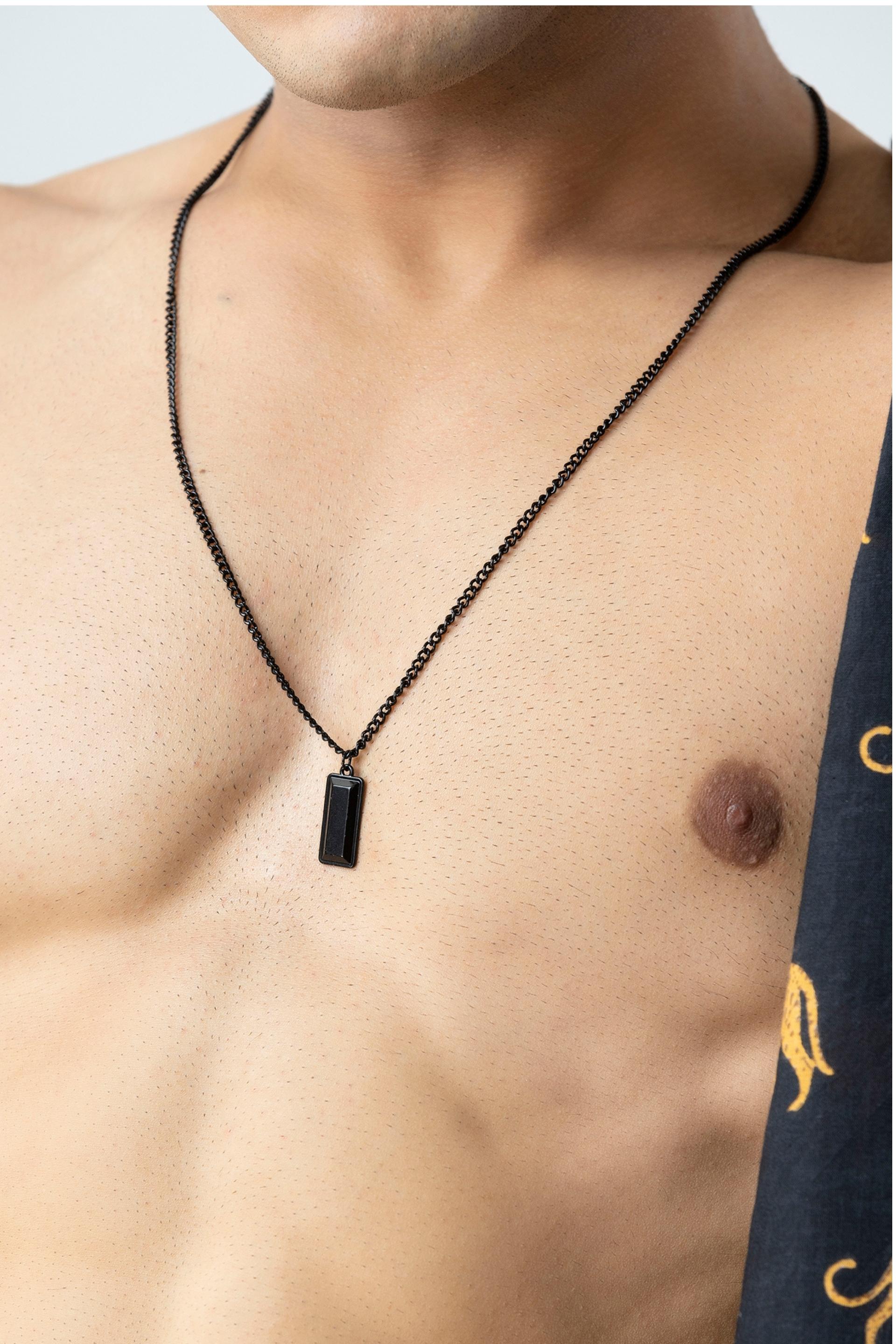 Black Ring Necklace Jewelry for Men / Coated Stainless Steel Men's Black  Ring on Black Rope Chain / Commitment Necklace / Promise Necklace - Etsy |  Mens jewelry, Cool rings for men, Men's necklace
